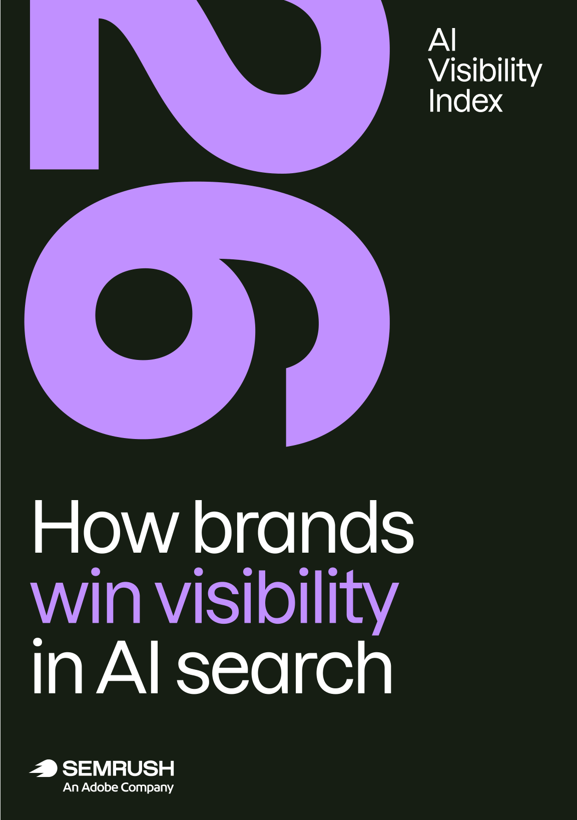 图1 《AI Visibility Index 2026》报告封面。来源:Semrush × Adobe,2026。